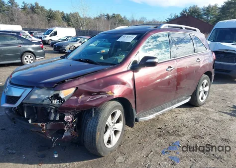 2011 Acura Mdx Technology Package z USA, uszkodzony, nr VIN 2HNYD2H61BH513388